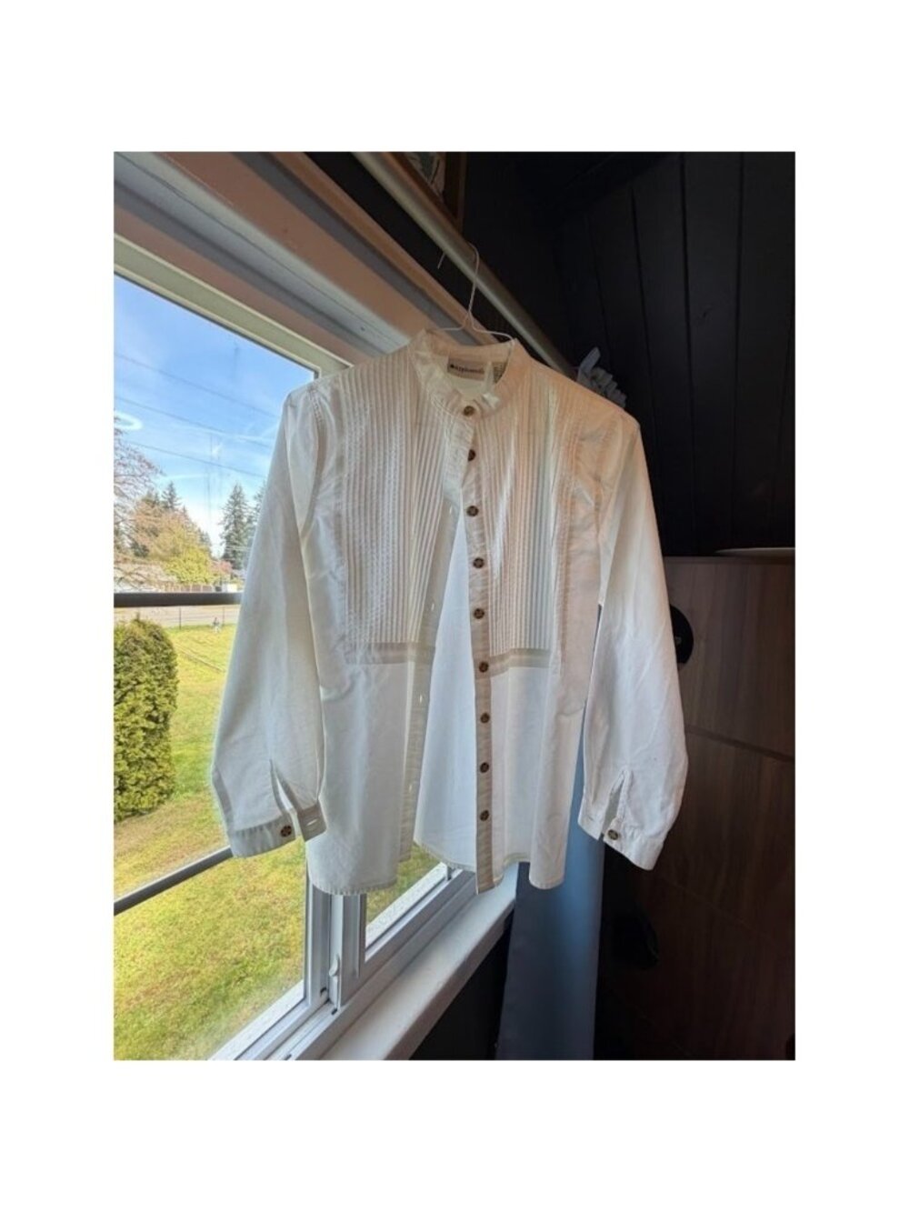 Women's Timeless Classic Cotton 100% Cotton Blouse by Appleseed's - Size Small